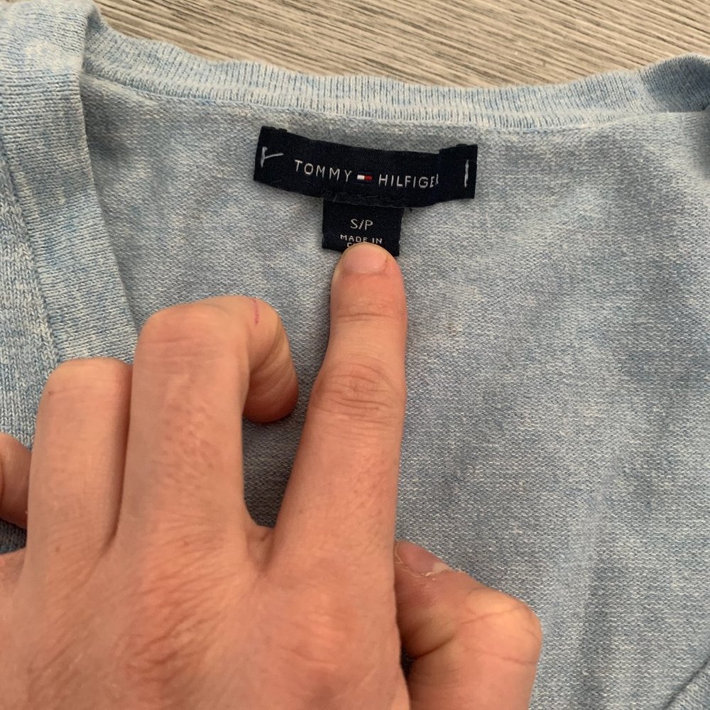 TH Blue sweater